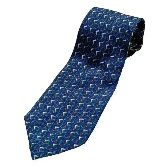 bill blass Other - Bill Blass Men’s Neck Tie Silk Blue with boxes 100% silk